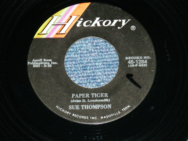 画像1: SUE THOMPSON - PAPER TIGER : MAMA DON'T CRY AT MY WEDDING  (Ex+++/Ex+++)  / 1964 US AMERICA ORIGINAL   Used 7" SINGLE 