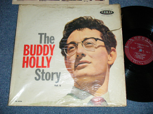 画像1: BUDDY HOLLY  - The BUDDY HOLLY STORY vol.ii 2 ( Ex+++/Ex-  Looks:VG++ )  / 1959 US ORIGINAL "MAROON  LABEL" MONO  Used LP  