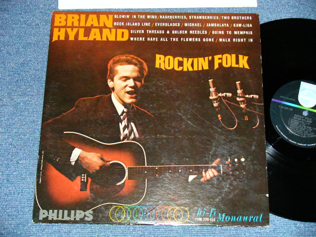 画像1: BRIAN HYLAND - ROCKIN' FOLK  ( Ex+/Ex++ )  / 1965 US AMERICA ORIGINAL MONO Used LP  