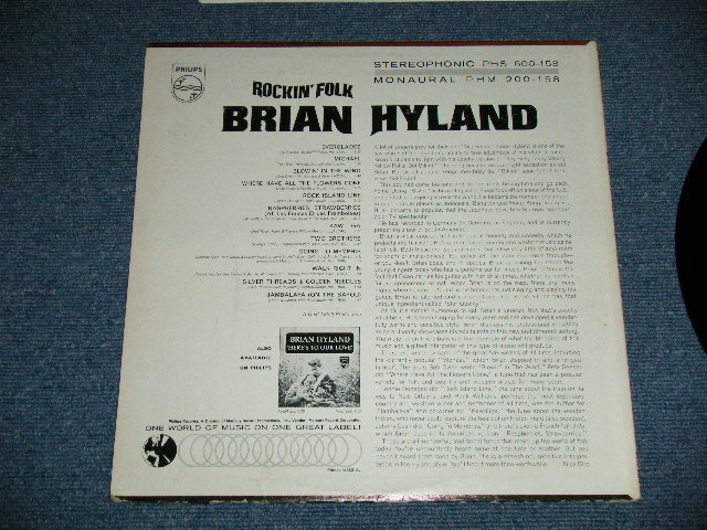 画像: BRIAN HYLAND - ROCKIN' FOLK  ( Ex+/Ex++ )  / 1965 US AMERICA ORIGINAL MONO Used LP  