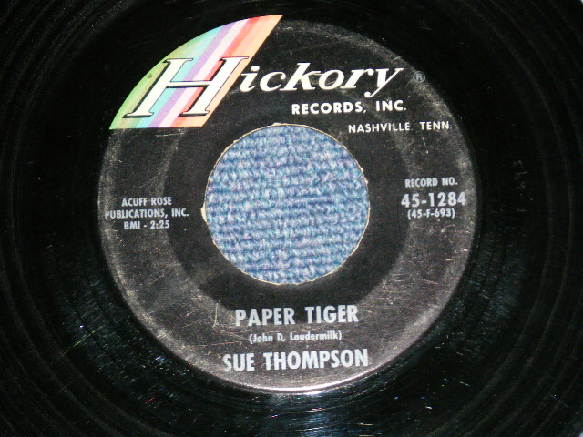 画像1: SUE THOMPSON - PAPER TIGER : MAMA DON'T CRY AT MY WEDDING  (Ex++/Ex+)  / 1964 US AMERICA ORIGINAL   Used 7" SINGLE 