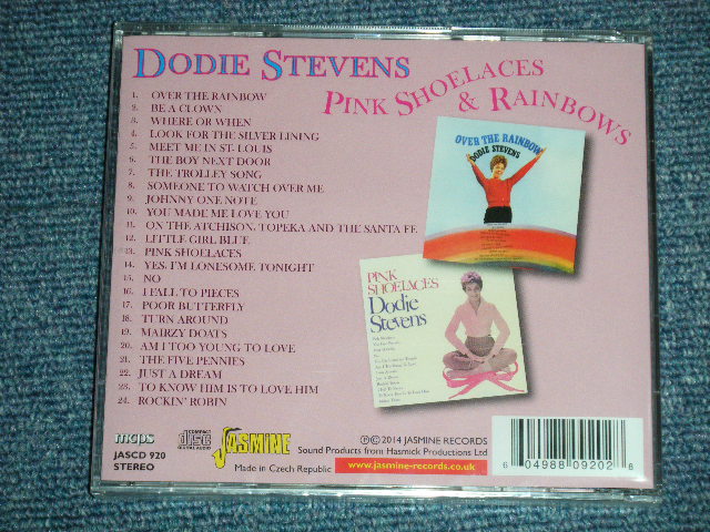 画像: DODIE STEVENS ) DODIE STEVENS - PINK SHOELACES & RAINBOW  ( SEALED ) / 2014 CZECH REPUBLIC  "BRAND NEW SEALED"  CD 