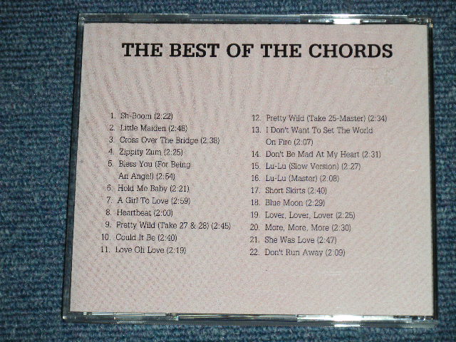 画像: THE CHORDS - THE BEST OF : SH-BOOM ( NEW )  /   "BRAND NEW" CD