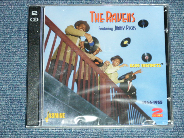 画像1: The RAVENS featuring JIMMY RICKS - BASS INSTRUCTS 1946-1955 ( SEALED )  / 2013 UK/CZECH REPUBLIC "BRAND NEW Sealed" 2 CD  