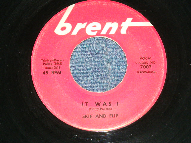 画像1: SKIP and FLIP- IT WAS I : LUNCH HOUR  (GARY PAXTON works)  ( Ex++/Ex++ ) / 1959 US AMERICA  ORIGINAL Used 7" SINGLE 