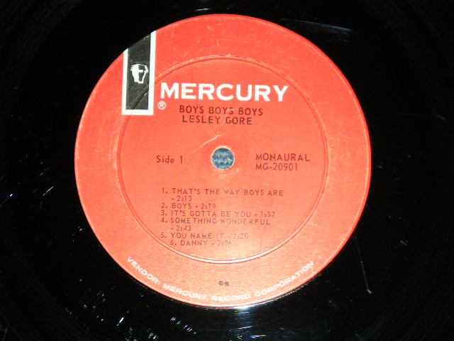 画像: LESLEY GORE - BOYS BOYS BOYS ( Ex++/Ex+)  / 1964 US AMERICA ORIGINAL "RED LABEL" MONO Used  LP  