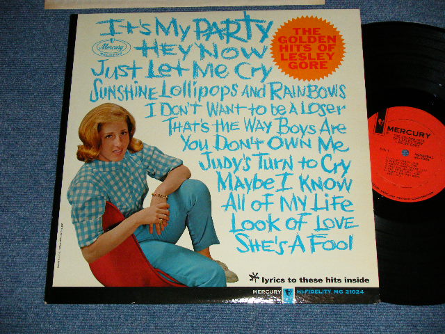 画像1: LESLEY GORE - THE GOLDEN HITS ( Ex+++/Ex+++ )  / 1965 US AMERICA ORIGINAL MONO "With ORIGINAL INNER SLEEVE"  Used  LP  