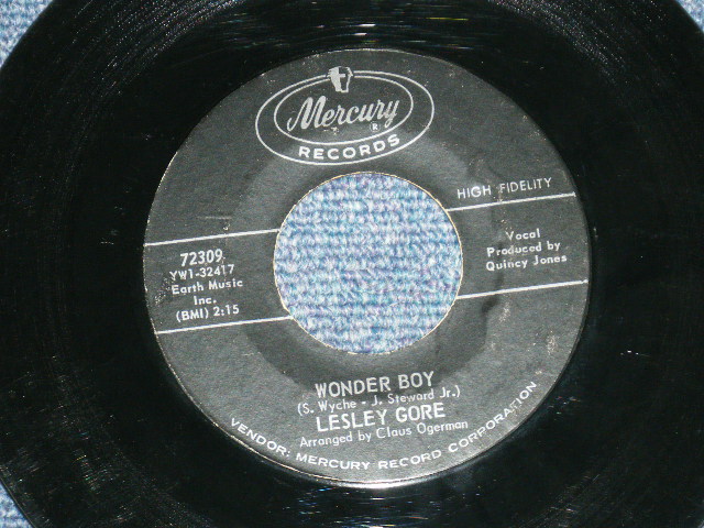 画像: LESLEY GORE  - MAYBE I KNOW: WONDER BOY  ( Ex+/Ex )  / 1964 US AMERICA ORIGINAL  Used 7" inch Single 