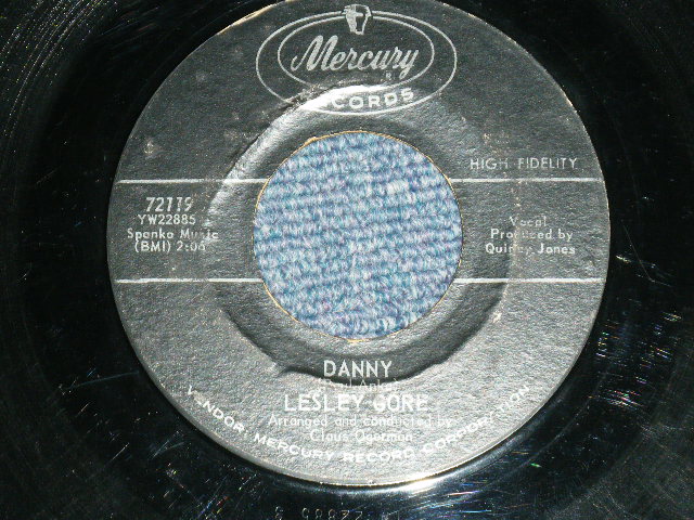 画像: LESLEY GORE  - IT'S MY PARTY : DANNY ( Ex+/Ex+ )  / 1963 US AMERICA ORIGINAL Used 7" inch Single 