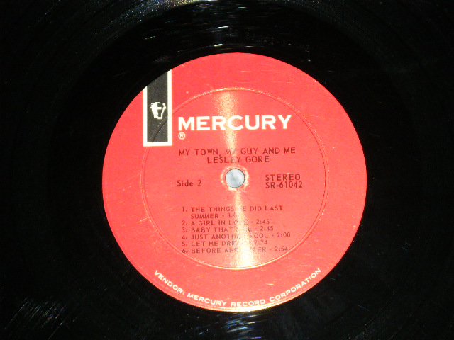 画像: LESLEY GORE -  MY TOWN MY GUY & ME ( Ex++/Ex+++,Ex++ Looks:Ex)   / 1965 US AMERICA ORIGINAL "RED LABEL" STEREO  Used  LP  