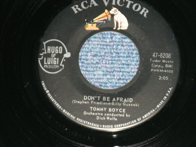画像: TOMMY BOYCE ( of BOYCE & HART) - A MILLION THINGS TO SAY : DON'T BE AFAID (Ex+++/Ex+++) / 1963 US AMERICA ORIGINAL  Used 7" SINGLE 