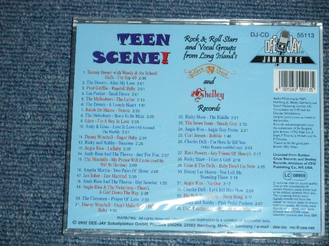 画像: VA  (TOMMY BIENER with WENDY & The SCHOOL GIRLS,The DOVERS,PAUL GRIFFIN,+MORE ) - TEEN SCENE !  / 2002 GERMANY  ORIGINAL "BRAND NEW SEALED" CD