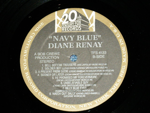 画像: DIANE RENAY - NAVY BLUE ( 16 Tracks )  ( NEW ) /   EUROPE? REISSUE or ORIGINAL  "BRAND NEW" LP  
