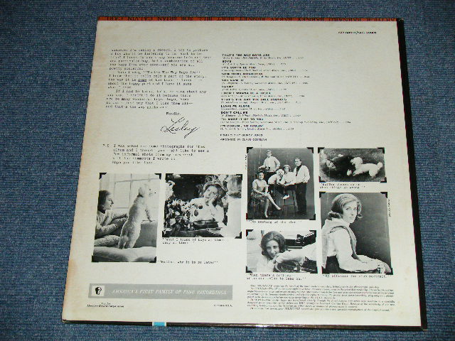 画像: LESLEY GORE - BOYS BOYS BOYS ( Ex++,Ex+/Ex++ Looks:Ex+ )  / 1964 US AMERICA ORIGINAL "RED LABEL" MONO Used  LP  