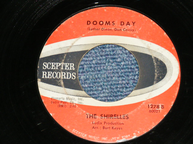 画像: THE SHIRELLES - THANK YOU BABY : DOOMS DAY ( Ex++/Ex+ WOL ) / 1964 US AMERICA  Used 7" SINGLE