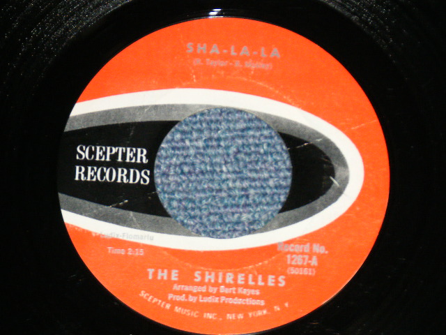 画像1: THE SHIRELLES - SHA LA LA (Cover Played by MANFRED MANN ) : HIS LIPS GET IN THE WAY  ( MINT-/MINT- ) / 196 US AMERICA  Used 7" SINGLE