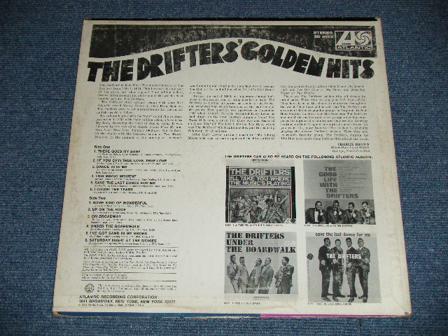 画像: THE DRIFTERS - GOLDEN HITS ( Ex++/Ex+++ ) / 1968 US AMERICA ORIGINAL "GREEN & BLUE  Label" STEREO  Used LP 