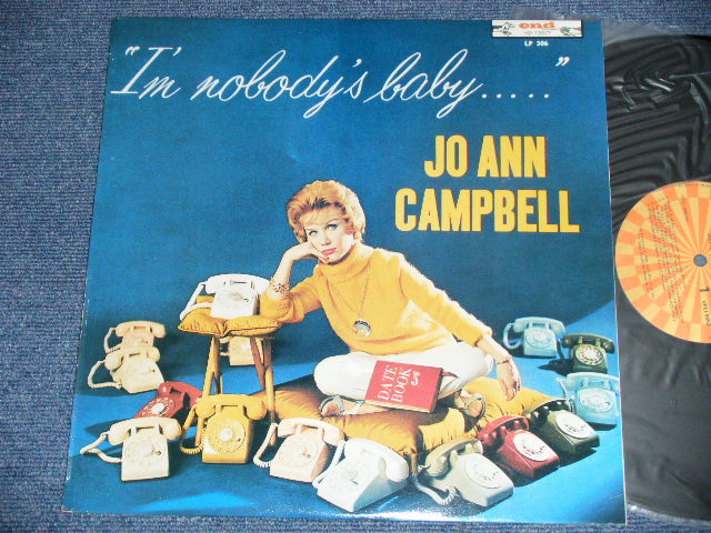 画像1: JO ANN CAMPBELL - I'M NOBODY'S BABY .... ( 12 Tracks )  ( NEW ) /  1982 AUSTRALIA REISSUE or ORIGINAL  "BRAND NEW" LP  