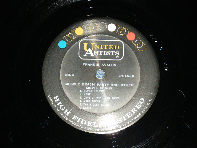 画像: FRANKIE AVALON - MUSCLE BEACH PARTY ( Ex++/Ex++ Looks:Ex+++,B-6:Scratches ) / 1964 US AMERICA ORIGINAL STEREO Used  LP  