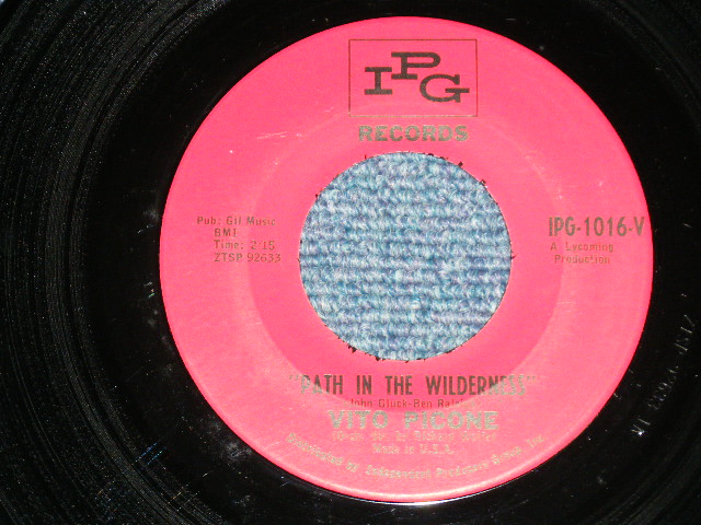 画像1: VITO PICONE  ( VITO & The ELEGANTS ) - PATH IN THE WILDERNESS : GET ON THE RIGHT TRACK  ( Ex++/Ex++ ) / 1963 US AMERICA ORIGINAL Used 7" SINGLE 
