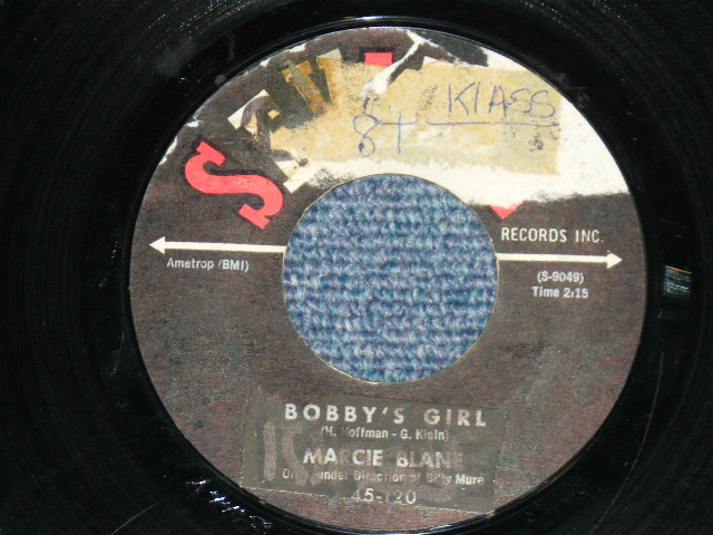 画像1: MARCIE BLANE - BOBBY'S GIRL ( DEBUT SONG )  : A TIME TO DREAM ( VG++/VG++ )  / 1962 US AMERICA ORIGINAL Used 7"SINGLE 