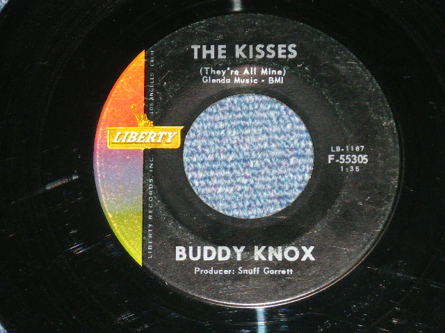 画像: BUDDY KNOX - LING-TING-TONG : THE KISSES ( Ex++/Ex++,Ex++  ) / 1961  US AMERICA ORIGINAL Used 7" SINGLE  with PICTURE SLEEVE 