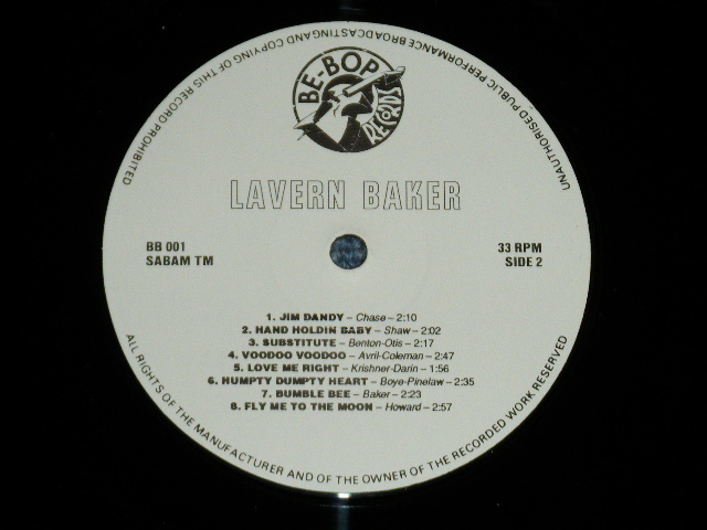 画像: LaVERN LA VERN BAKER - THE ROCKIN'-BOPPIN' LADIES Vol.1 ( NEW )  / 1990's EUROPE BRAND NEW LP 