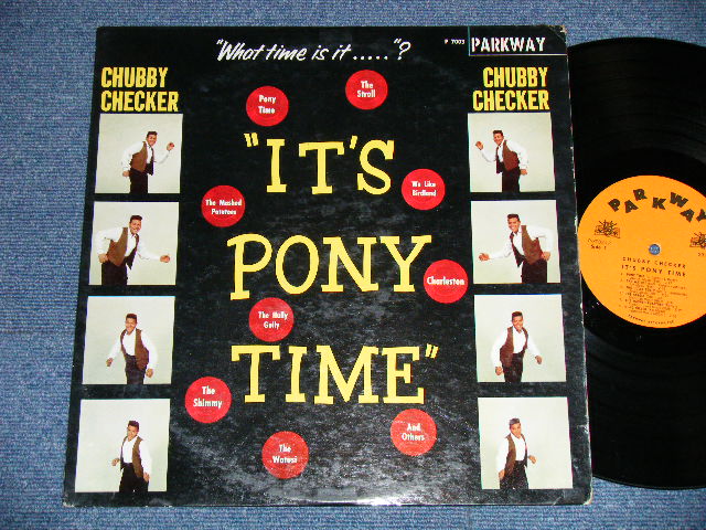 画像1: CHUBBY CHECKER -  ITY'S PONY TIME   ( 1st press "ORANGE Label" ) ( Ex++, Ex.Ex++ )   / 1961 US AMERICA ORIGINAL 1st  Press Label MONO Used LP -