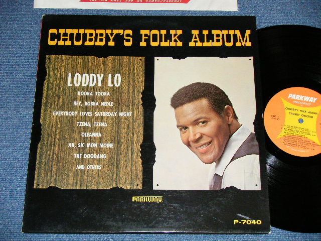 画像1: CHUBBY CHECKER -  BCHUBBY'S FOLK ALBUM  ( Ex++/MINT- )   / 1964 US AMERICA ORIGINAL 1st  Press Label MONO Used LP -
