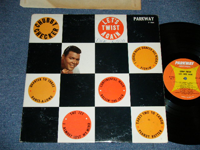 画像1: CHUBBY CHECKER -  LET'S TWIST AGAIN   ( 2nd press "ORANGE&YELLOW Label" ) ( Ex+/Ex+++ : WOFC)   / 1962 Version  US AMERICA ORIGINAL 2nd Press Label MONO Used LP -
