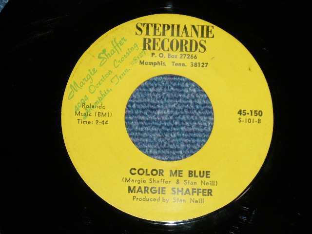 画像1: MARGIE SHAFFER - COLOR ME BLUE : I WANT IT ALL  ( Ex++/Ex+++) / 1960's  US AMERICA ORIGINAL " from MINOR Label"  Used 7" SINGLE 