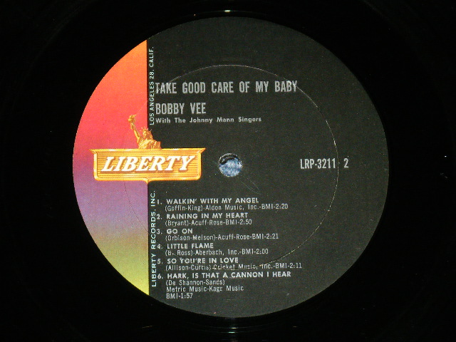 画像: BOBBY VEE - TAKE GOOD CARE OF MY BABY  ( Ex/Ex+++, Ex++ : TEAROFC  ) / 1962  US AMERICA ORIGINAL MONO Used LP 