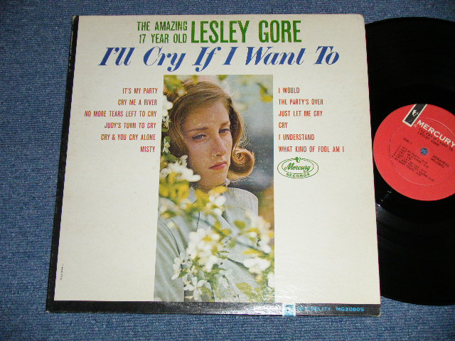 画像1: LESLEY GORE - I'LL CRY IF I WANT TO ( 1st Press 'NON-BORDER on IT'S MY PARTY' Jacket )( Ex++/Ex Looks: Ex++ )  / 1963 US AMERICA ORIGINAL "red lABEL"  MONO Used  LP  