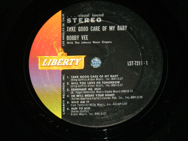 画像: BOBBY VEE - TAKE GOOD CARE OF MY BABY  ( Ex++/Ex++  ) / 1962  US AMERICA ORIGINAL STEREO Used LP 