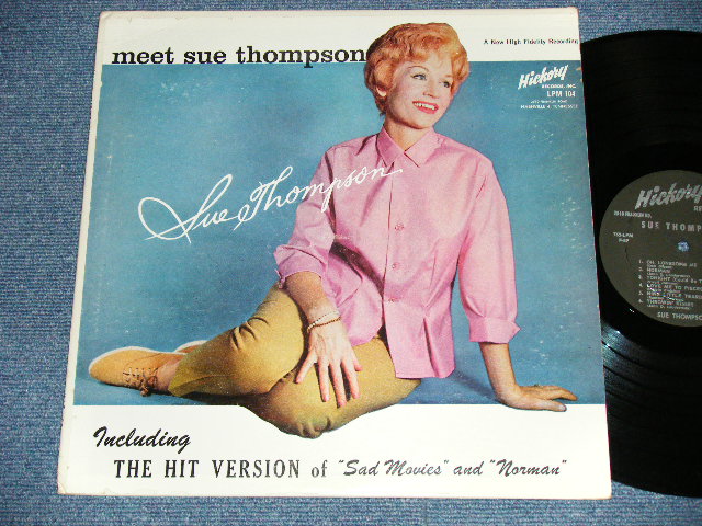 画像1: SUE THOMPSON - MEET SUE THOMPSON ( Ex++/Ex+++ Looks:Ex++ EDSP) / 1962 US AMERICA ORIGINAL 1st Press "BLACK with SILVER Print Label" MONO Used LP  