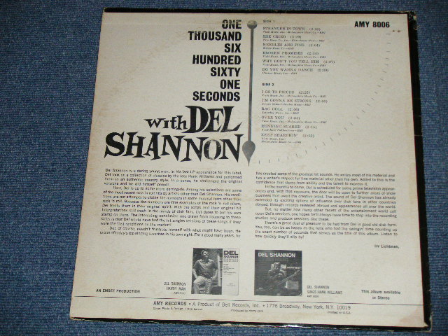 画像: DEL SHANNON -  ONE THOUSAND SIX HUNDRED SIXTY ONE SECONDS (1,661 Seconds) ( Ex/Ex+ Looks:Ex-) / 1965 US AMERICA ORIGINAL MONO Used LP