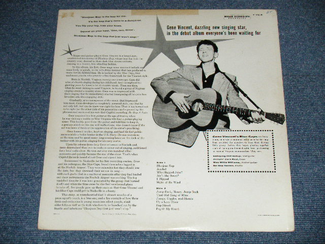 画像: GENE VINCENT -  BLUEJEAN BOP! ( Ex++/Ex++ Looks: Ex ) / 1957 US AMERICA ORIGINAL 1st Press"TURQUOISE Label"  MONO Used LP 