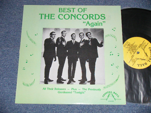 画像1: THE CONCORDS - AGAIN : THE BEST OF  ( Ex+++/MINT )  /1991 US AMERICA  Used LP 