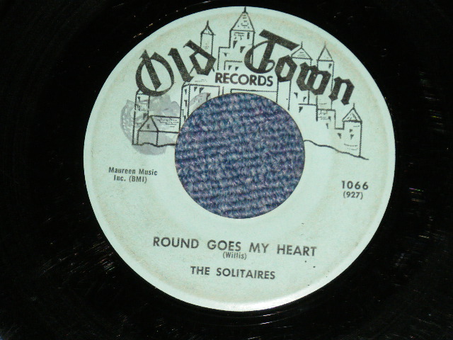 画像: The SOLITAIRES - EMBRACEABLE YOU : ROUND GOES MY HEART ( Ex+/Ex+ : STOL )   / 1959 US AMERICA ORIGINAL Used 7"45rpm Single 