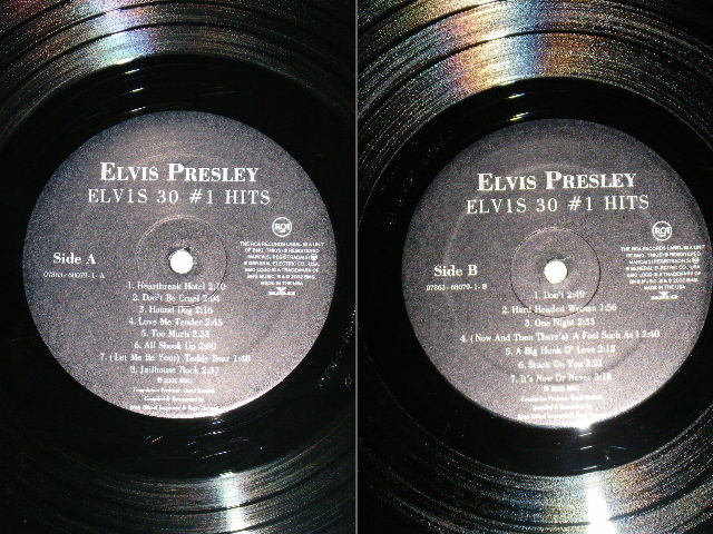 画像: ELVIS PRESLEY - 30 #1 HITS ( MINT/MINT- Looks:Ex+++ )  / 2002 US AMERICA ORIGINAL Used  2-LP's 