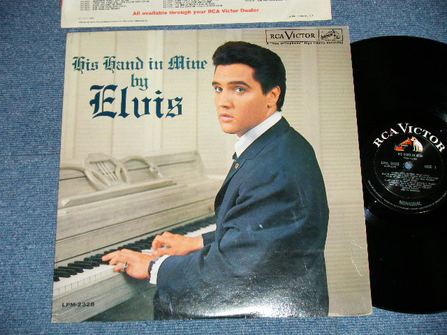 画像1: ELVIS PRESLEY - HIS HAND IN MINE ( Matrix # L2PP 4729-4S/L2PP 4730-3S )( Ex+++/Ex+++) / 1964 US AMERICA ORIGINAL 3rd Press Label "MONAURAL at BOTTOM" MONO Used LP MONO 