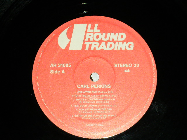 画像: CARL PERKINS - THAT'S ALL RIGHT ( Ex+++/MINT- )  / 1987  DENMARK Used 2-LP's 