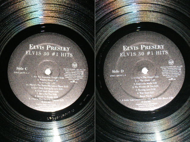 画像: ELVIS PRESLEY - 30 #1 HITS ( MINT/MINT- Looks:Ex+++ )  / 2002 US AMERICA ORIGINAL Used  2-LP's 