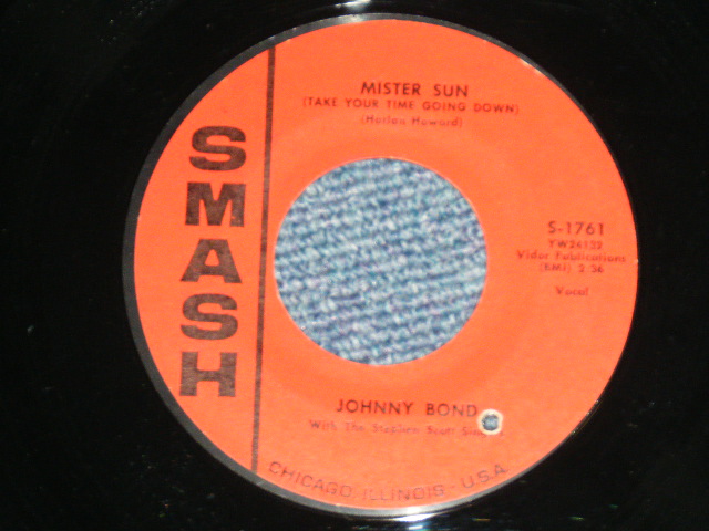 画像: JOHNNY BOND - I'LL STEP ASIDE : MISTER SUN  ( Ex++/Ex++ )  / 1962 US AMERICA ORIGINAL Used 7"SINGLE 
