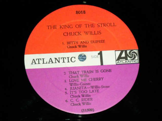 画像: CHUCK WILLIS - THE KING OF THE STROLL ( Ex/Ex++, Ex B-1,2:VG+++ EDSP) ) / 1960 US ORIGINAL 2nd Press "RED & PLUM With BLACK FUN on RIGHT SIDE Label"  MONO Used LP 