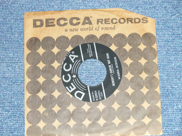 画像: WANDA JACKSON -  TEARS AT THE GRAND OLE OPRY : NOBODY'S PARLIN BUT MINE ( Ex+++ Looks:Ex+/Ex+++ ) / 1955 US AMERICA ORIGINAL Used 7"Single