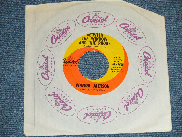 画像: WANDA JACKSON -  I MISUNDERSTOOD : BETWEEN THE WINDOW AND THE PHONE ( Ex++/Ex++  )  / 1962 US AMERICA ORIGINAL Used 7"Single