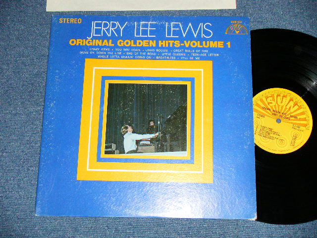画像1: JERRY LEE LEWIS - ORIGINAL GOLDEN HITS VOL.1 (Matrix # XSBV-130191-1B SUN-102H/XSBV-130192-1A SUN-102B )  ( Ex+,Ex++/Ex+++ )  / 1969 US AMERICA  ORIGINAL Used LP 