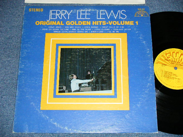 画像1: JERRY LEE LEWIS - ORIGINAL GOLDEN HITS VOL.1 (Matrix # XSBV-130191-1B SUN-102A/XSBV-130192-1A SUN-102-1A )  ( Ex-/Ex+++ A-1:Ex+ )  / 1969 US AMERICA  ORIGINAL Used LP