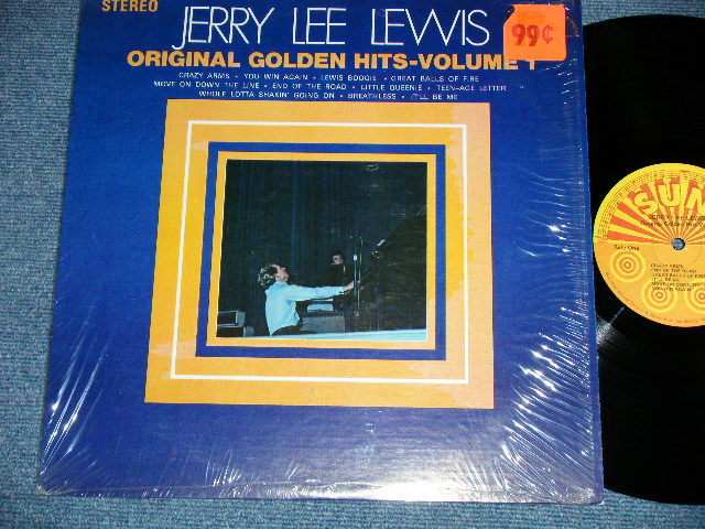 画像1: JERRY LEE LEWIS - ORIGINAL GOLDEN HITS VOL.1 (Matrix # SIDE I SUN-102 SIC 49 M Paul / SIDE II SUN-102 SIC 49 M Paul )  ( MINT-/MINT- )  / 1969 US AMERICA  ORIGINAL Used LP 